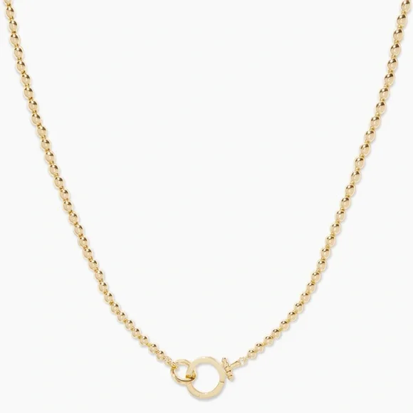 Gorjana Bead Necklace in Gold - Picture 2 of 4